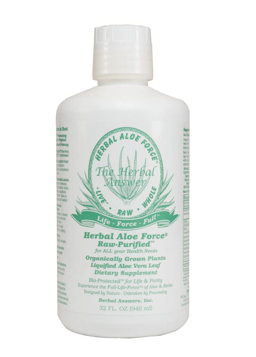 Herbal Answers Herbal Aloe Force Aloe Vera and Herbal Dietary Supplement, 32 fl oz