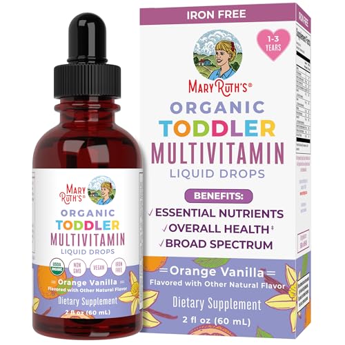 Multivitamin & Multimineral for Toddlers by MaryRuth's USDA Organic