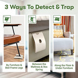 BugMD Bed Bug Trap (1 Pack, 12 Traps) - Interceptors, Bed Bug Prevention, Glue Traps, Insect Trap Indoor, Bed Bug Sticky Traps