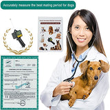 Dog Ovulation Detector,Canine Breeder Tester Artificial Insemination Dogs Breeding Machine,Convenient Formulate Mating Pregnancy Planning,with Detailed English manual and Premium storage box