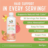 MaryRuth's Gray Guard Liposomal | Supports Natural Hair Color | With Copper & Pantothenic Acid, Holy Basil & Traditional Herbs | Vitamin E & Vitamin B for Overall Health | Ages 18+ | 15.22 Fl oz