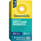 Renew Life Men's Care Probiotic Capsules, Supports Mens Digestive, Colon, Immune and Respiratory Health, L. Rhamnosus GG, Dairy, Soy and gluten-free, 90 Billion CFU, 30 Count