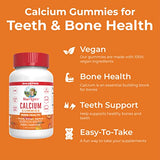 MaryRuth's Calcium Supplement | Sugar Free | Calcium Gummies for Women and Men Ages 14+ | Strong Bones and Teeth | Essential Mineral | Vegan | Gluten Free | 60 Count