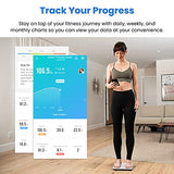 Etekcity Scale for Body Weight, Smart Digital Bathroom Weighing Scales with Body Fat and Water Weight for People, Bluetooth BMI Electronic Body Analyzer Machine, 400lb