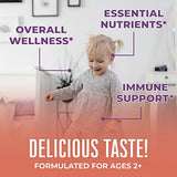 MaryRuth's Vitamin Gummy | Kids and Toddlers Age 2+ | USDA | Daily Vitamin C | D3 | Zinc | Mixed Berry and Cherry | 2 Month Supply