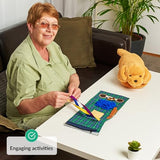 Fidget muff Dog | Blanket for Elderly | Fidget Blanket for Dementia | Dementia Products for Elderly | Gift and Activities for Seniors with Alzheimer’s or Dementia | Sensory Fidget Toys | ODOXIA