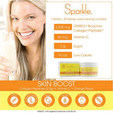 Sparkle Skin Boost Orange Verisol Collagen Peptides Protein Powder Vitamin C Supplement Drink, 5.3oz