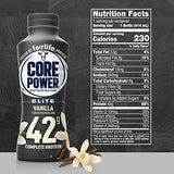 Core Power Fairlife Elite 42g High Protein Milk Shake, Ready To Drink for Workout Recovery , Vanilla, 14 Fl Oz (Pack of 1)