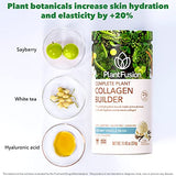 PlantFusion Vegan Collagen Powder - Plant Based Collagen Protein Powder for Muscle & Joints, Hair, Skin & Nails - Keto, Gluten Free, Soy Free, Non-Dairy, No Sugar, Non-GMO - Vanilla 11.43 oz