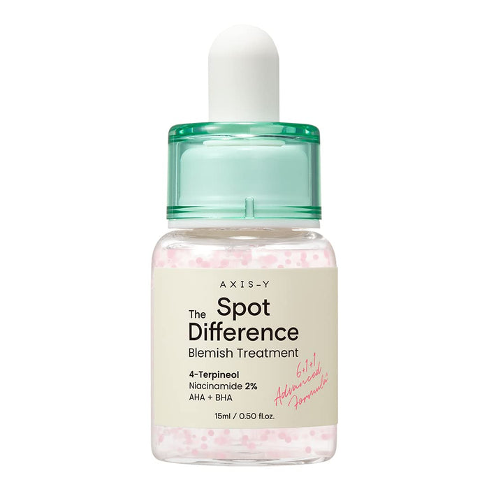 AXIS-Y Spot The Difference Blemish Treatment 15ml / 0.5 fl. oz | Hydrating Gentle Acne Spot Treatment | Acne Care | Korean Skincare