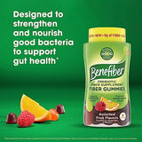 Benefiber Prebiotic Fiber Supplement Gummies for Digestive Health, Assorted Fruit Flavor - 81 Count