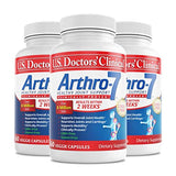 U.S. Doctors’ Clinical Arthro-7 - Clinically Proven AR7 Joint Support Complex with Turmeric, and Collagen for Flexibility, Mobility, and Strong Cartilage (Arthro-7 3 Bottles)