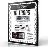 Clothing Moth Traps 16 Pack - Non Toxic Moth Traps for Clothes with Pheromone Attractant - Closet Moth Traps Odorless Sticky Traps for Closet, Carpets - Trap a Pest