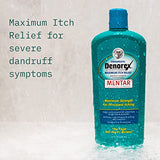 Denorex Therapeutic Maximum Itch Relief Dandruff Shampoo & Conditioner, Formulated with Menthol to Relieve Scalp Irritation, 10oz