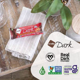 NuGo Dark Variety - Pretzel and Sea Salt 12 Bars & Peanut Butter Cup 12 Bars, Vegan, 200 Calorie, Gluten Free, 24 ct Variety