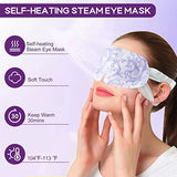XPCARE 32 Pack Steam Eye Masks for Dry Eyes, SPA Warm Sleep Eye Mask, Disposable Heated Eye Mask for Dark Circles, Puffy Eyes, Relief Stress Eye Fatigue