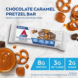 Atkins Snack Bar, Chocolate Caramel Pretzel, Keto Friendly, 5 Count (Pack of 6)