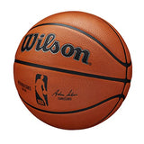 WILSON NBA Authentic Series Basketball - Outdoor, Size 6 - 28.5",Brown