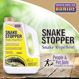 Bonide Snake Stopper Snake Repellent, 4 lb. Ready-to-Use Granules for Outdoor Pest Control, People & Pet Safe