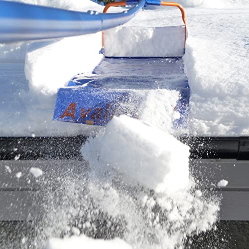 Avalanche! 750, Easy and Quick Snow Roof Rake for Snow Removal, Heavy-Duty Slide, Cut and Tear Resistant, Quick Assembly, Built-in Wheels Prevent Damage, Made in The USA, AVA750