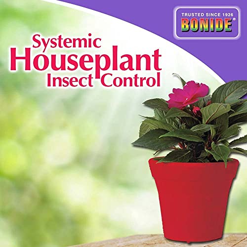 Bonide (BND951 - Systemic House Plant Insect Control, 0.22% Imidacloprid Insecticide (8 oz.), White (4)