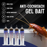 Neogen Surekill Roach Gel Bait - Roach Killer - Cockroach Killer Gel - Animal Friendly Roach Killer - Roach Gel Indoor infestation - Available with Premium Quality Centaurus AZ Gloves- 4× 40g