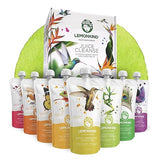 LEMONKIND 1-Day CORE Cleanse: Kickstart Weight Management & Banish Bloating - Effortless Detox with Plant-Based, Non-GMO and Gluten-Free Juices - 8 Refreshing Flavors