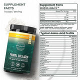 Primal Harvest Collagen Powder for Women or Men Primal Collagen Peptides Powder Type I & III, 10 Oz Collagen Protein Powder for Hair, Skin, Nails (Vanilla, Single)
