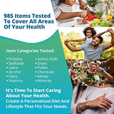 5Strands Food & Environmental Intolerances, Deficiency Test, 998 Items Tested, Includes 4 Tests - Food Intolerance, Environment Sensitivity, Nutrition & Metals Imbalance Test, Results in 5 Days