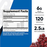 Nutricost BCAA Powder (Grape, 120 Servings) - Gluten Free, Non-GMO, Vegetarian, Optimal 2:1:1 Ratio