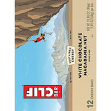 CLIF BAR - White Chocolate Macadamia Nut Flavor - Made with Organic Oats - Non-GMO - Plant Based - Energy Bars - 2.4 oz. (12 Pack)