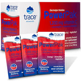 Trace Minerals | Power Pak Electrolyte Powder Packets | 1200 mg Vitamin C, Zinc, Magnesium | Boost Hydration, Immunity, Energy, Muscle Stamina | Pomegranate Blueberry | 30 Packets