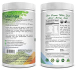 Certified Organic Moringa Leaf Powder-1Lb. USDA Certified Organic. 100% Pure and Original. Naturally boosts Energy, Metabolism & Immunity. Raw Green Whole Superfood. No GMO, Gluten Free