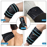 SuzziPad Elbow Ice Pack for Tendonitis and Tennis Elbow, Wearable Ice Elbow Wrap with Cold Compress, Pain Relief for Forearm, Tennis Elbow, Golfers Elbow, Bursitis and Sport Injuries