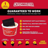 Catchmaster Tree Banding Insect Barrier DIY Kit 2Pk, 15oz Pail & Spreader, Lanternfly & Ant Traps, Outdoor Adhesive Crawling Insect Trap, Glue Traps to Protect Trees, Fruit & Plants
