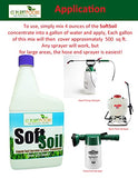 Soft Soil Liquid Aerator & Lawn Treatment to Fix Compacted Soils, Improve Drainage with Non-Mechanical Liquid Application. 1 Gallon