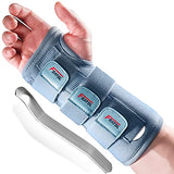 FEATOL Wrist Brace for Sprained Wrist Kids, Wrist Support Brace Sleeping with Metal Splints Right Hand, X/Small for Kid, Women and Men, Adjustable Arm Hand Support for Sprained Tendonitis, Arthritis, Injuries, Wrist Pain