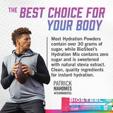 BioSteel Sports BioSteel Hydration Mix, Sugar-Free with Essential Electrolytes, Rainbow Twist, 24 Single Serving Packets