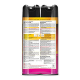 Hot Shot Ant, Roach And Spider Killer 2-17.5 Ounce Aerosol Cans, Fresh Floral Scent, Twin Pack