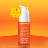 Sunday Riley C.E.O. 15% Vitamin C Brightening Serum, Orange, 1.0 Fl oz(pack of 1)