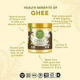 4th & Heart Vanilla Bean Grass-Fed Ghee, 16 Ounce, Keto, Pasture Raised, Non-GMO, Lactose And Casein Free, Certified Paleo