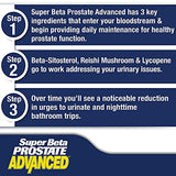 Super Beta Prostate Advanced – Reduce Waking Up at Night to Urinate, Promote Sleep, Support Bladder Emptying. Prostate Supplement for Men with Beta Sitosterol, not Saw Palmetto. (240 Caplets, 4-Pack)