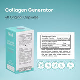 Biosil Collagen Generator - 60 Capsules - with Patented ch-OSA Complex - Generates & Protects Your Own Collagen - GMO Free - 60 Servings