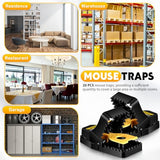 Kittmip 20 Pcs Mouse Traps Indoor for Home Mice Traps for House Small Rat Trap for Indoor Outdoor Reusable Rat Traps Snap Traps Quick Effective Safe Mousetrap for Family and Pet