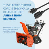 Snow Blower Electric Starter Cord 02483100 Compatible with Ariens Snow Blower SS322 SS522 SS522C, MTD 629-0071, MTD 929-0071, MTD 929-0071B, Tecumseh: 32450B, for Ariens Electric Starter Parts