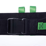 COW&COW Gait Belt with 3 Handles and Metal Loop for Physical Therapy 4 inches (Green, 28"-52")