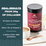 Ancient Nutrition Collagen Powder Protein, Multi Collagen Protein Beauty + Sleep with Vitamin C, Vanilla Chai, Hydrolyzed Collagen Peptides Supports Skin and Nails, Sleep, 16.5oz