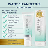 LIVFRESH Toothpaste Dental Gel, Clinically Proven to Remove Plaque 250% Better, Improves Gum Health 190% Better, Prevents & Reduces Tartar, Freshens Breath, SLS Free, Sugar Free, Wintergreen