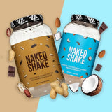 Naked Shake - Chocolate Coconut Almond Protein Powder - Flavored Plant Based Protein from US & Canadian Farms with MCT Oil, Gluten-Free, Soy-Free, No GMOs or Artificial Sweeteners - 30 Servings