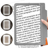 5X Magnifying Glass for Reading, Large and Lightweight Magnifier with 36 Ultra-Bright Dimmer LED Lights Provide Full-Page Viewing Area Evenly Lit Perfect for Low Vision Person and Seniors(Grey)